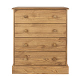 Wooden Chest Of 4 Drawers - Cotswold