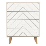 Wooden Chest Of 4 Drawers - Dixie