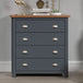 Wooden Chest Of 4 Drawers - Dunkeld
