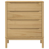 Wooden Chest Of 4 Drawers - Floro