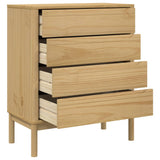 Wooden Chest Of 4 Drawers - Floro