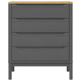 Wooden Chest Of 4 Drawers - Floro