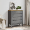 Wooden Chest Of 4 Drawers - Floro