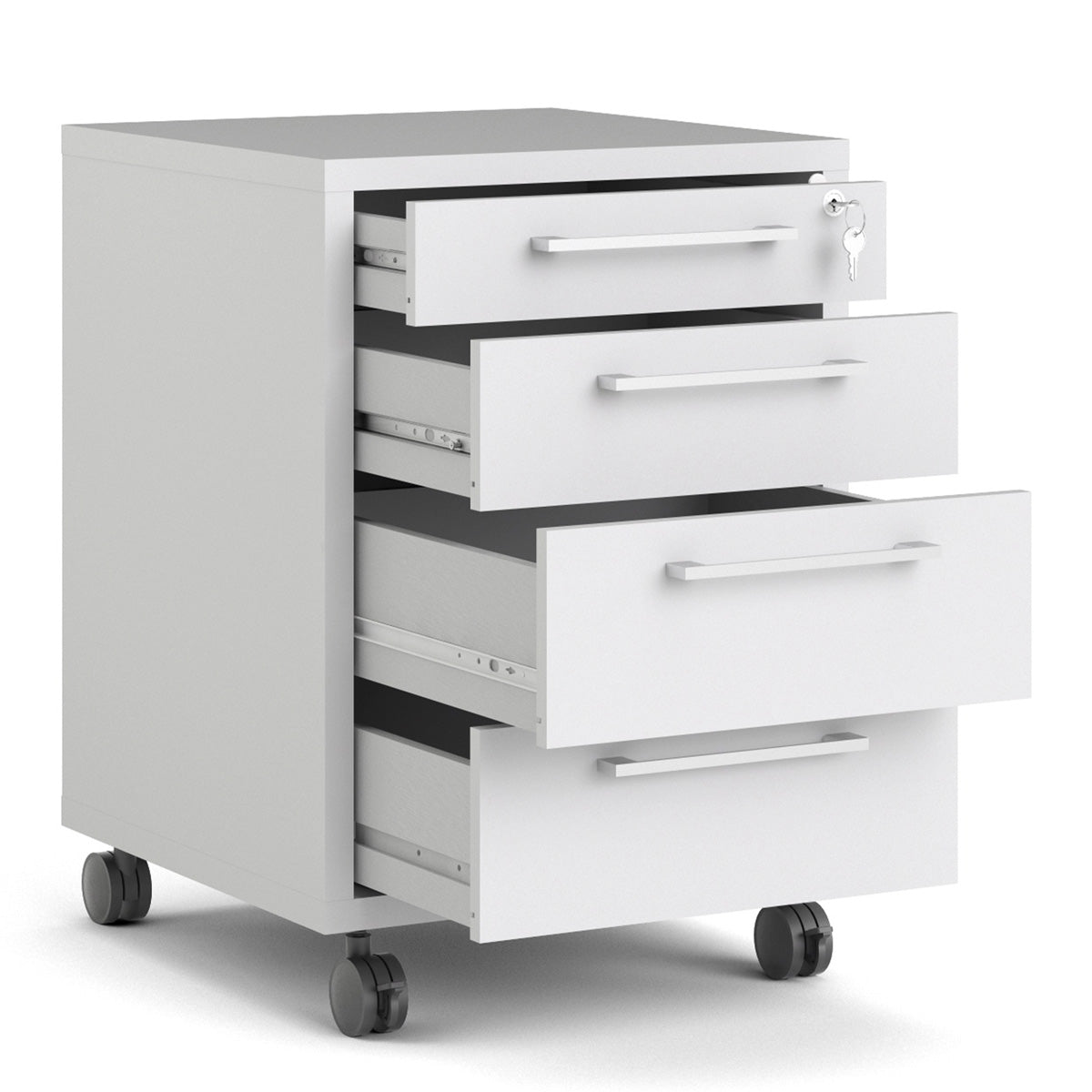Wooden Chest Of 4 Drawers for Home And Office - Prima