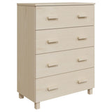Wooden Chest Of 4 Drawers - Hamar