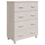Wooden Chest Of 4 Drawers - Hamar