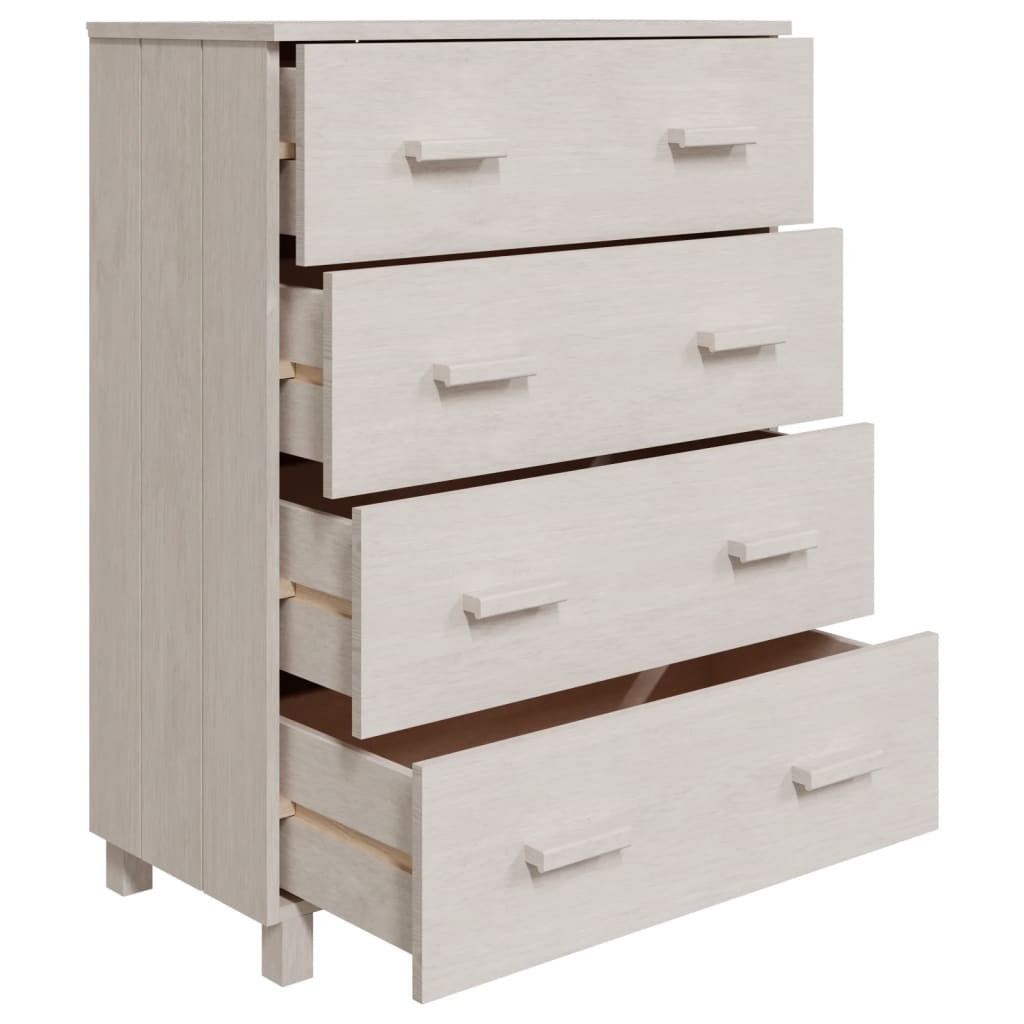 Wooden Chest Of 4 Drawers - Hamar
