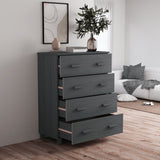 Wooden Chest Of 4 Drawers - Hamar