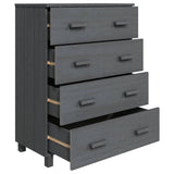 Wooden Chest Of 4 Drawers - Hamar