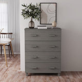 Wooden Chest Of 4 Drawers - Hamar