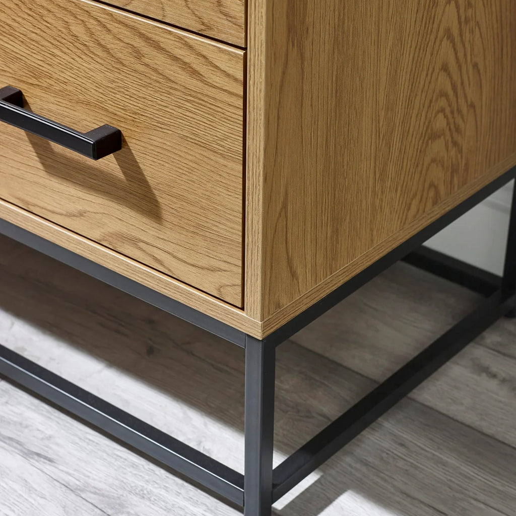 Wooden Chest of 4 Drawers - Harlow