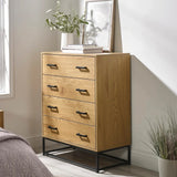 Wooden Chest of 4 Drawers - Harlow