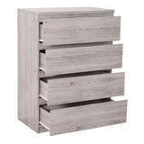 Wooden Chest Of 4 Drawers - Jupiter