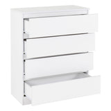 Wooden Chest Of 4 Drawers - Malvern