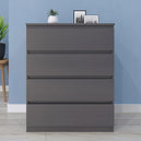 Wooden Chest Of 4 Drawers - Malvern