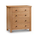 Wooden Chest Of 4 Drawers - Marlborough