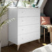 Wooden Chest Of 4 Drawers 75cm Wide - Martin
