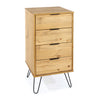 Wooden Chest Of 4 Drawers Narrow - Augusta