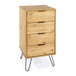 Wooden Chest Of 4 Drawers Narrow - Augusta