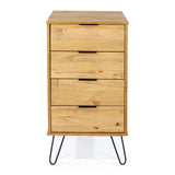 Wooden Chest Of 4 Drawers Narrow - Augusta