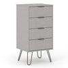 Wooden Chest Of 4 Drawers Narrow - Augusta