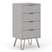 Wooden Chest Of 4 Drawers Narrow - Augusta