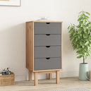 Wooden Chest Of 4 Drawers Narrow - Otta