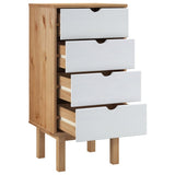 Wooden Chest Of 4 Drawers Narrow - Otta