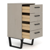 Wooden Chest Of 4 Drawers Narrow - Texas