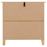 Wooden Chest Of 4 Drawers Wide - Oslo