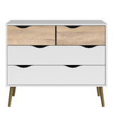 Wooden Chest Of 4 Drawers - Oslo
