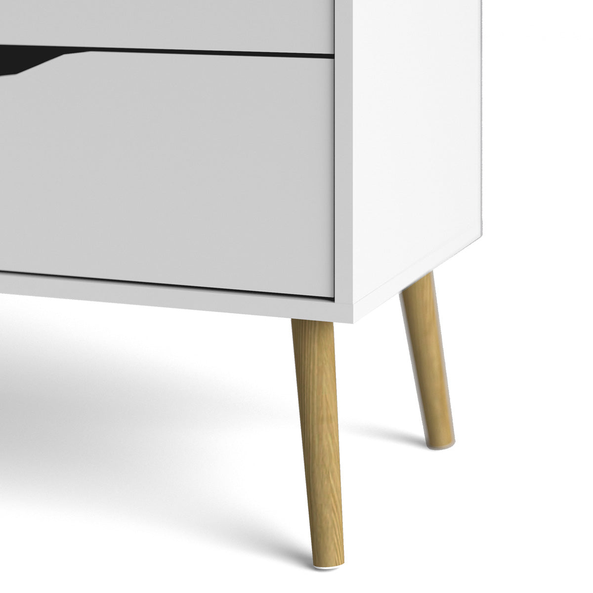 Wooden Chest Of 4 Drawers - Oslo