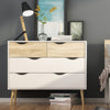 Wooden Chest Of 4 Drawers - Oslo