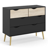 Wooden Chest Of 4 Drawers - Oslo