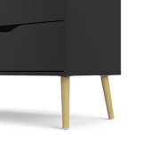 Wooden Chest Of 4 Drawers - Oslo
