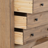 Wooden Chest Of 4 Drawers - Panama