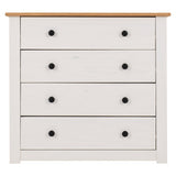 Wooden Chest Of 4 Drawers - Panama