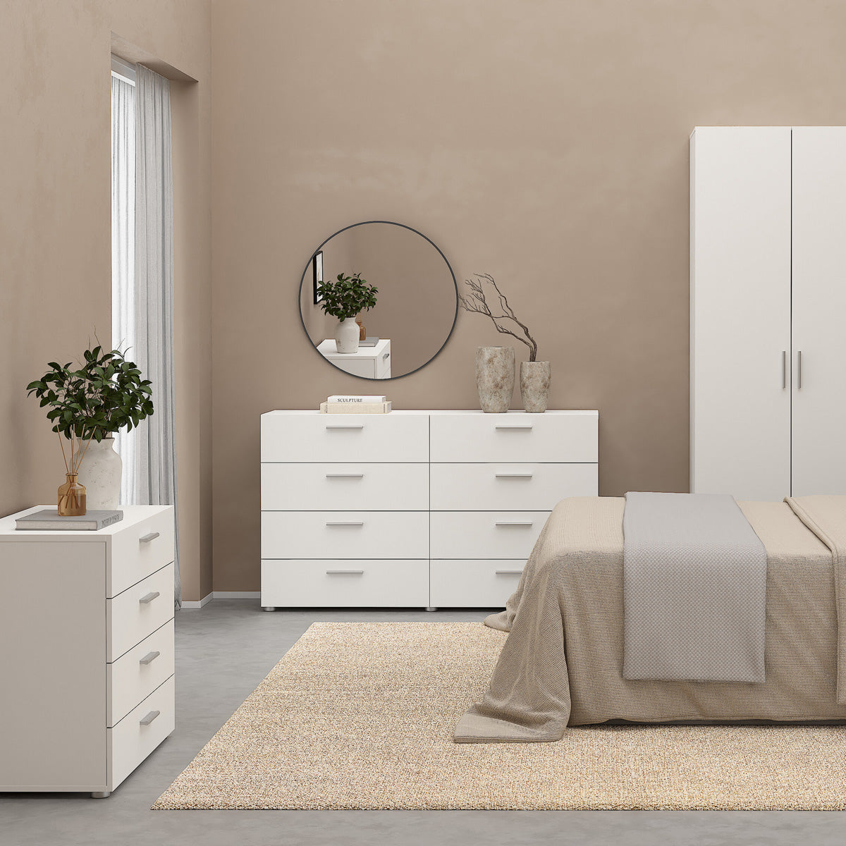 Wooden Chest Of 4 Drawers - Pepe