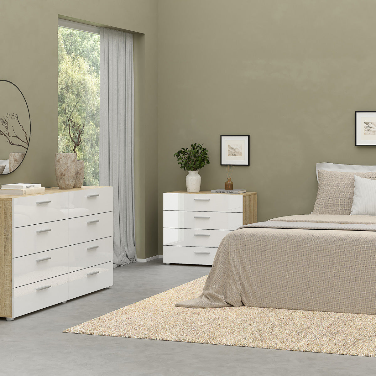 Wooden Chest Of 4 Drawers - Pepe