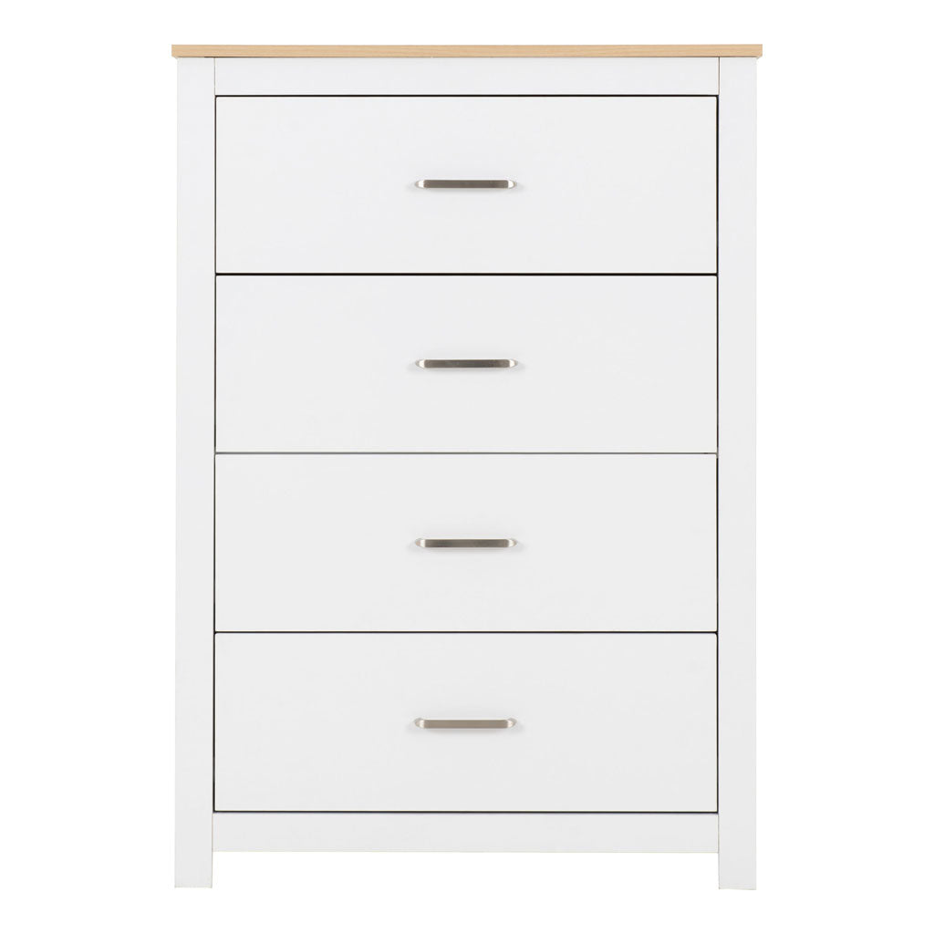 Wooden Chest Of 4 Drawers - Portland