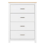 Wooden Chest Of 4 Drawers - Portland