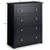 Wooden Chest Of 4 Drawers - Radley