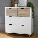 Wooden Chest Of 4 Drawers - Stockholm