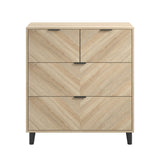Wooden Chest Of 4 Drawers - Stockholm