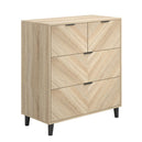 Wooden Chest Of 4 Drawers - Stockholm