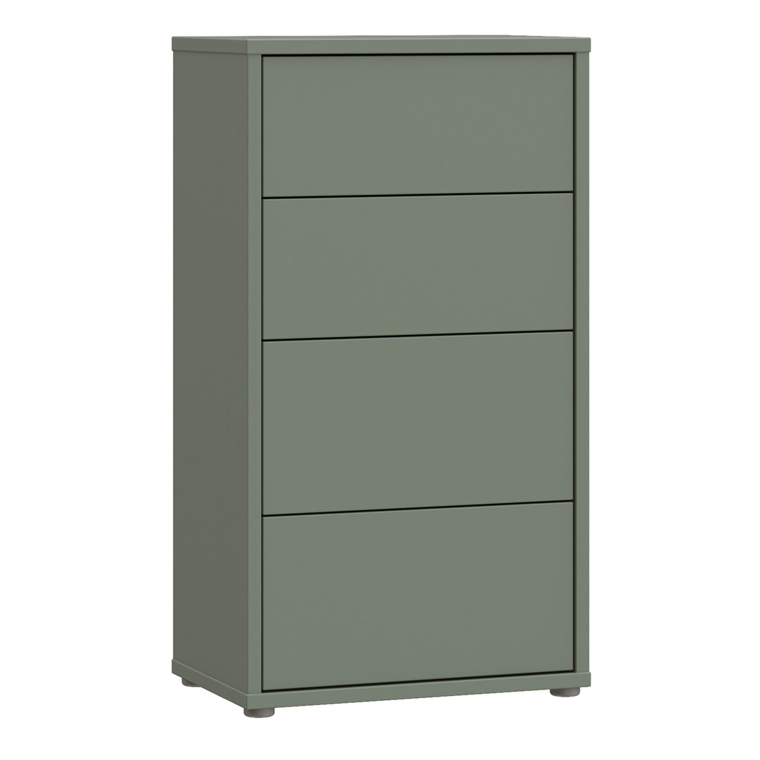 Wooden Chest Of 4 Drawers Tall - Alice Springs