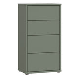 Wooden Chest Of 4 Drawers Tall - Alice Springs