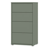 Wooden Chest Of 4 Drawers Tall - Alice Springs