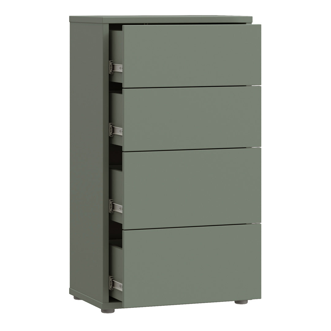 Wooden Chest Of 4 Drawers Tall - Alice Springs