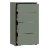 Wooden Chest Of 4 Drawers Tall - Alice Springs